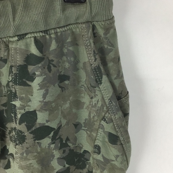Anthropologie Saturday Sunday Green Floral Joggers - Picture 7 of 12